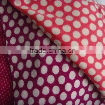 100 pct polyester printed polar fleece material antipilling manufacturer