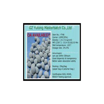 Dessicant Masterbatch/Anti foam Masterbatch/Moisture Absorbent Masterbatch for recycled plastic