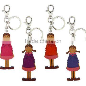 Custom Soft PVC Keychain,Girl Rubber Keyring,Wholesale Silicone Key Chains