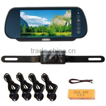 7 inch rearview mirror monitor camera systerm