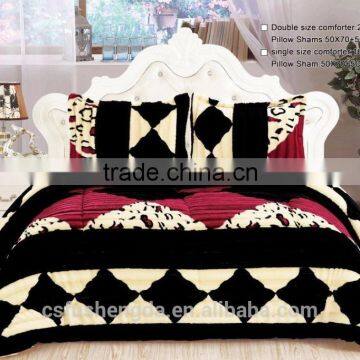 100% Polyester PV Printed Plush Fleece Fabric Textile Microfiber or Sherpa Quilt