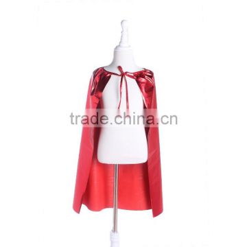 Red color cape new design cape for kids carnival party costume fancy design cape