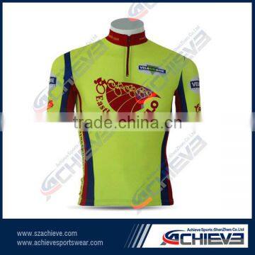 2017 Pro team fashion reflective china custom cycling jersey