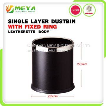 Recycle Metal Indoor Rubbish Garbage Waste Bin Trash Can With Fixed Rings photo-3