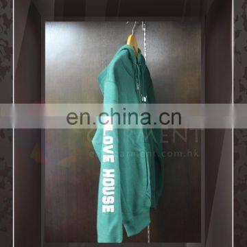 Wholesale High Quality with logo women Forest Green zip up