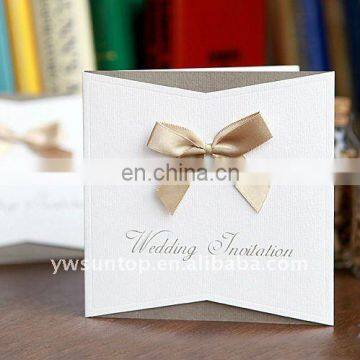 High quality lastest luxurious handmade wedding invitation card