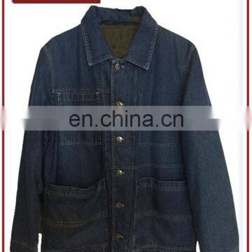 Chinese Manufacturer Light Blue Wholesale Cotton Denim Jacket Men