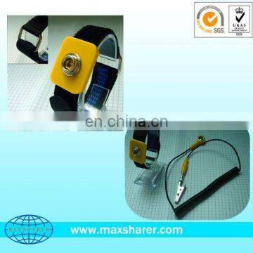 Maxsharer hot sell competitive price wrist strap antistatic adjustable esd wrist strap