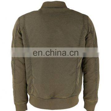 Unisex Nylon Washed Bomber Jacket,custom Wholesale Bomber Jacket photo-3