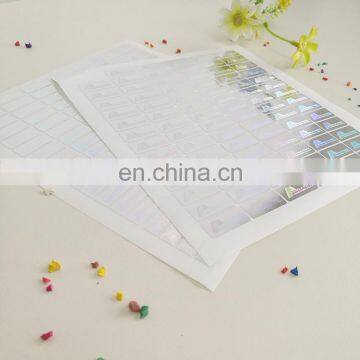 Various Sizes of Custom Anti-counterfeiting Labels Sheet Radium Labels China Manufacturer Supplied photo-2