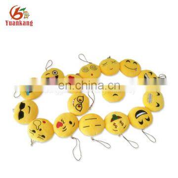 HOT SALE Doll Lovely Decor Gift 2" Emoji Stuffed Emoticon Plush Keychain Toy