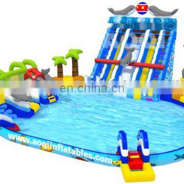 2015 new design jumbo inflatable water park from professional manufacturer