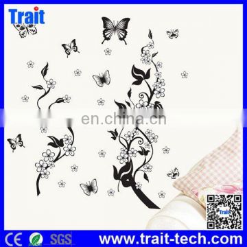 Beautiful design Removable Decals with Butterfly Pattern Wall Stickers 50x70cm,butterfly wall sticker