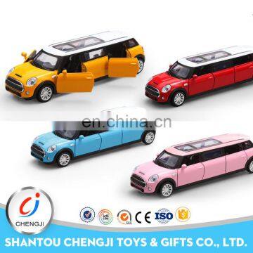 Colorful cheap new design plastic miniature metal toy cars with light