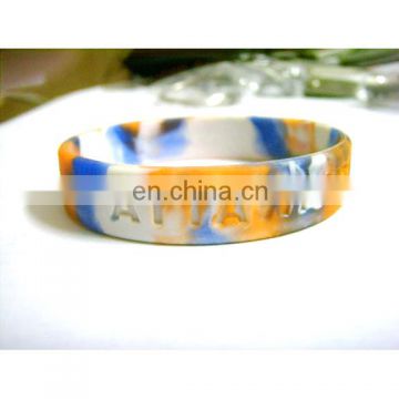 Personalised Precious Trendy Jade Like Top Quality Manufactory Silicon Ring With Gravure Embossing Printing