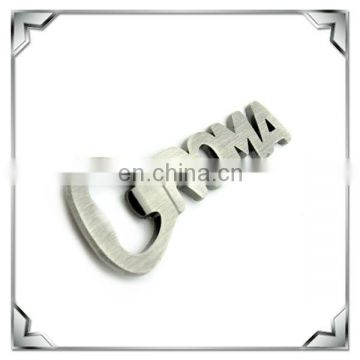 Hollow Roma letters Bottle opener for souvenir