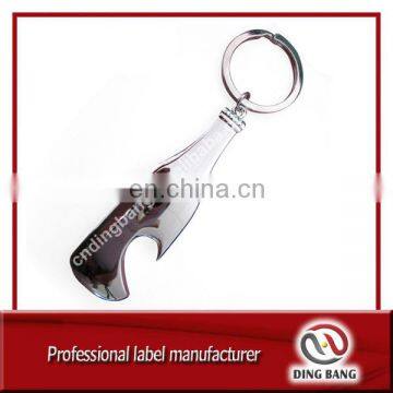 Hot Sale Cheap Items Custom Logo /Blank Type And Key Ring Type Souvenir Chrome Bottle Shape Opener