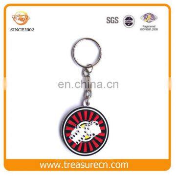 Custom Hot Sale Soft PVC Cheap BSCI Plastic Keychain