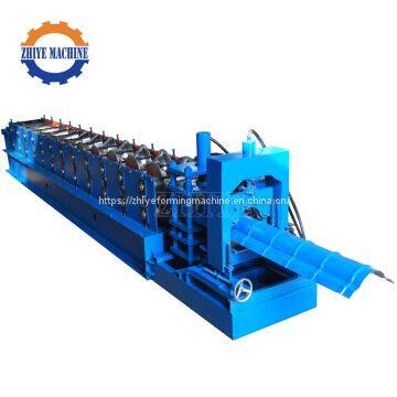 CE Standard PPGI Steel Ridge Cap Roll Forming Machine