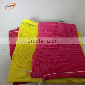 tubular mesh bag onion bag potato bag with drawstring