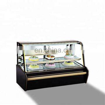 Coffee Shop Refrigeration Equipment 1.5M Double Layer Refrigerated Cake Display Chiller