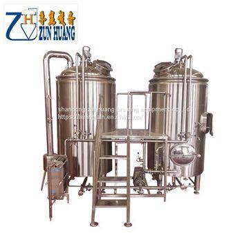 ZHET- 500L Barley Malt Fermented Equipment Draft Beer Brewing Equipment for Sale photo-4