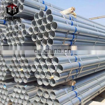 SCH 80 Zinc Coated Galvanized Steel Pipe /tube  For Greenhouse