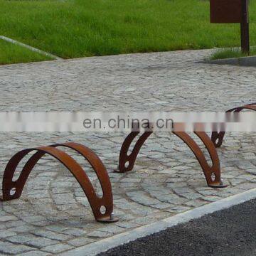 Public Steel Bike Rack Corten Bicycle Racks photo-4