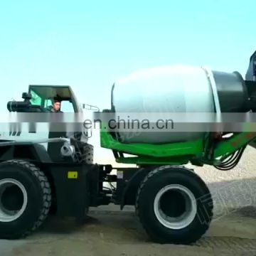 Factory Direct Sale Reversing Drum Diesel Type Hydraulic Tipping Hopper Concrete Mixer