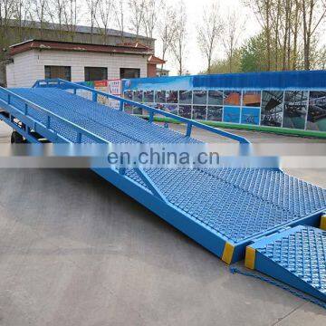 7LYQ Shandong SevenLift 10t Steel Mobile Hydraulic Container Loading and Unloading Ground-to-truck Dock Ramps