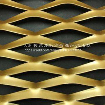 Aluminum Expanded Metal Facade Mesh With Various Colors and Hole Shapes photo-4