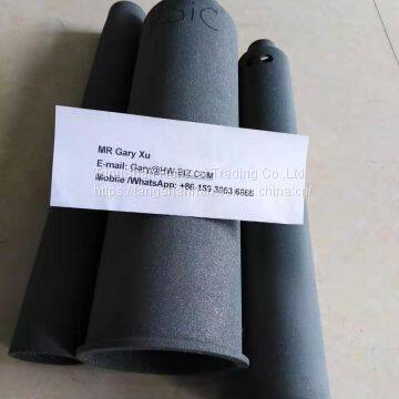 RSiC Burner Nozzle with 1650 degrees temp recrystallized silicon carbide ceramic for shuttle tunnel kiln furniture