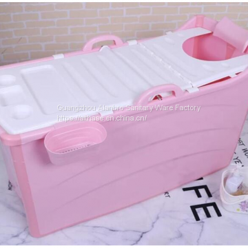 Good Quality Cheap Prices Custom Color Plastic Portable Freestanding Folding Adult Bath Tub PP7/Portable Bathtub photo-2