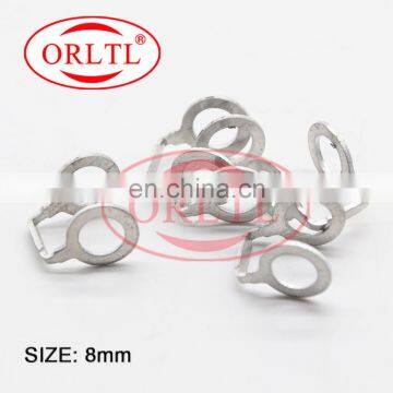 ORLTL 8mm Diesel Fuel Injector Copper Washer Injector Shim Kits Nozzle Shim Copper Pad For Denso Injector 5pc/bag