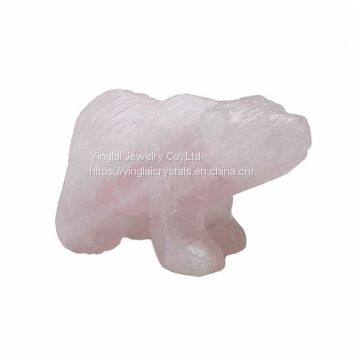 Rose Quartz Animals