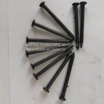 Black hardened nails cement