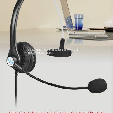 China Beien T11 RJ-USB telephone call center headset noise-cancelling headset customer service