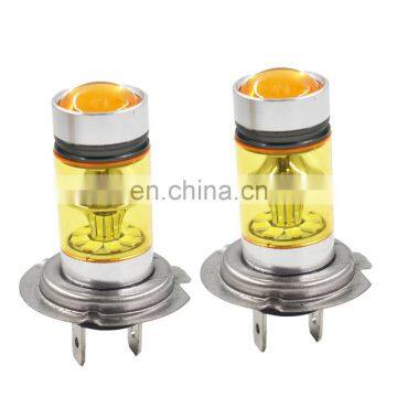 NEW 2x H7 3000K Yellow 100W LED Headlight Bulbs Kit Fog Driving Light DRL For Mercedes-Benz