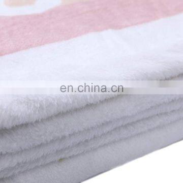 Recycling Cartoon Cute Plush Rainbow Unicorn Sherpa Throw Blanket for Girls photo-6