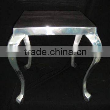 aluminum tea coffee stole with silverish finish