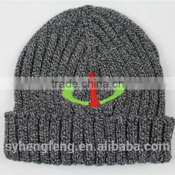 Wholesale custom cheap knitting winter beanie hat