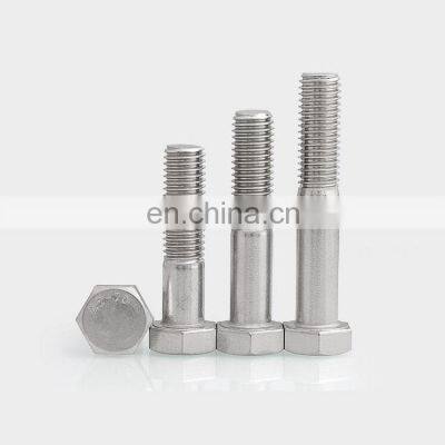 DIN933 DIN931 304 316 ss hex bolt m11 unc thread hex head bolts stainless steel