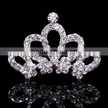 2015 new model FZZ049 bridal wedding hair tiara crown wholesale full color diamond