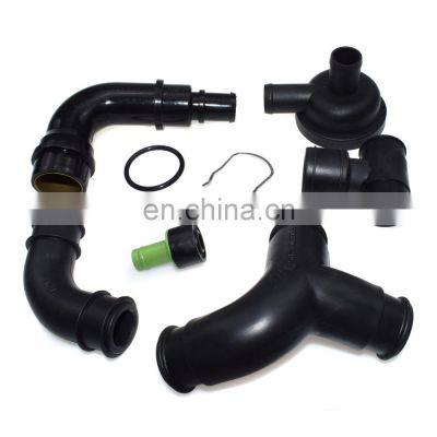 For AUDI A4 QUATTRO VW Golf Jetta BREATHER VALVE CRANKCASE HOSE Kit 06A129101A