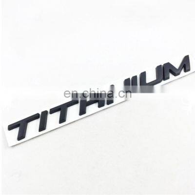 Custom Plastic Nameplate Trunk 3D Lettering Badges Car Tailgate Emblem