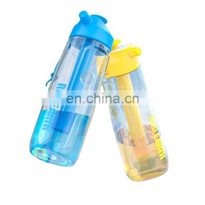 Gint 700ml Plastic Spray Water Bottle High Quality BPA-Free Drink 2021 New Design  bottle Eco Friendly Tritan