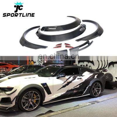 Carbon Fiber ZL1 Wheel Arches Fender Flares for Chevy Camaro ZL1 SS RS Coupe 2-Door 2016-2019