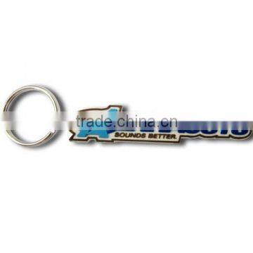 OEM 2D Or 3D Custom Logo Rubber Keyring / Promotion PVC Keychain photo-2