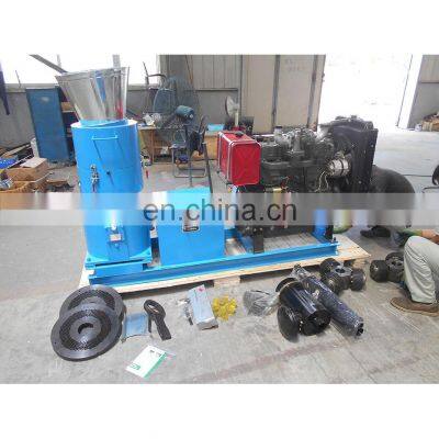 400-450kg/h flat die diesel agricutural waste biomass wood pellet press mill