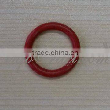 Red Round Silicone Washer, OD 27mm; Thickness 3.5mm, Food grade, Weldless Fittings